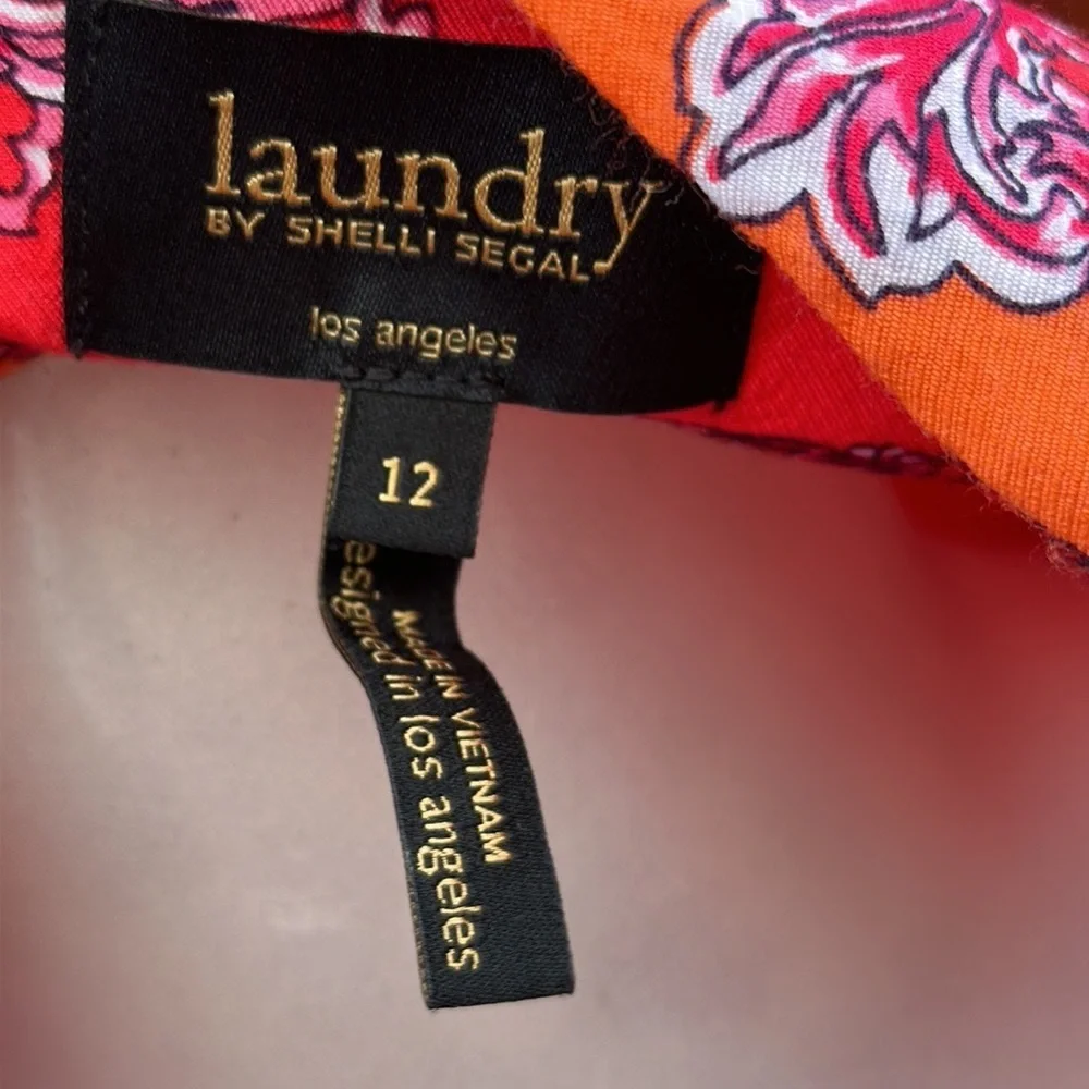 Laundry By Shelli Segal Women’s Pink Patterned Women's Dress Size 12 - Picture 9 of 11